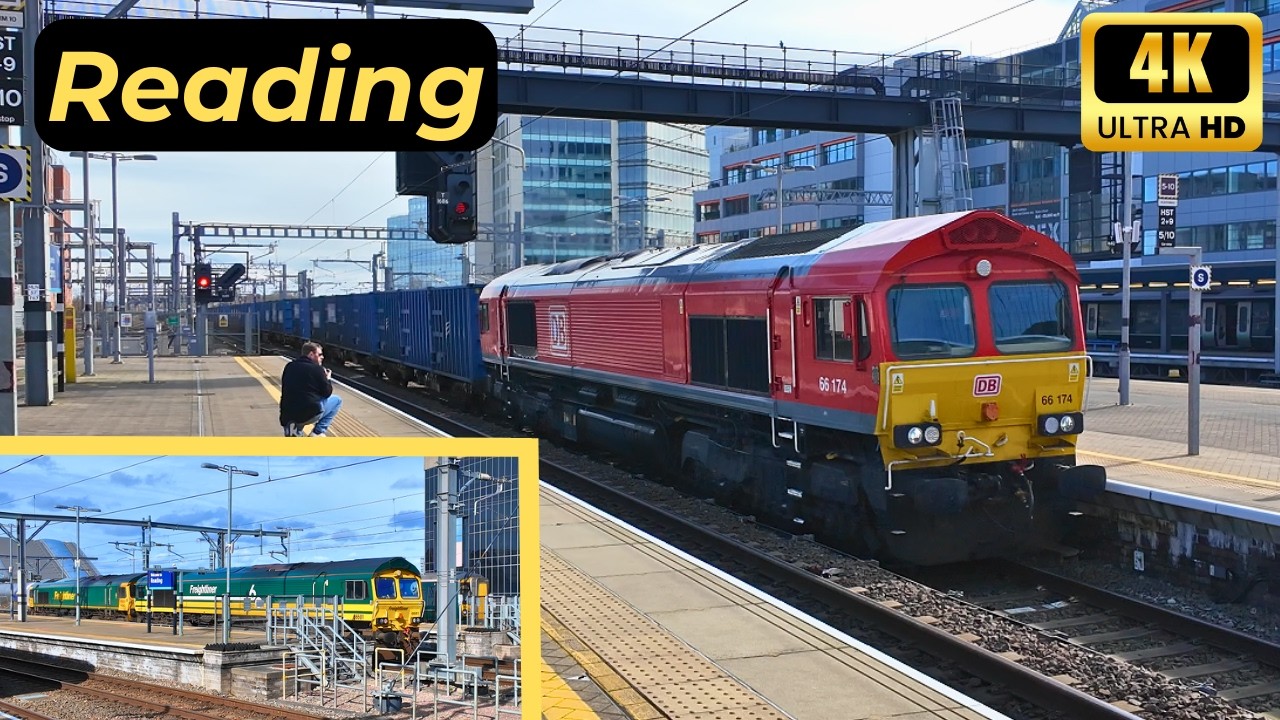 Trains At Reading 10/03/2026 - Bin Train and Double Headers