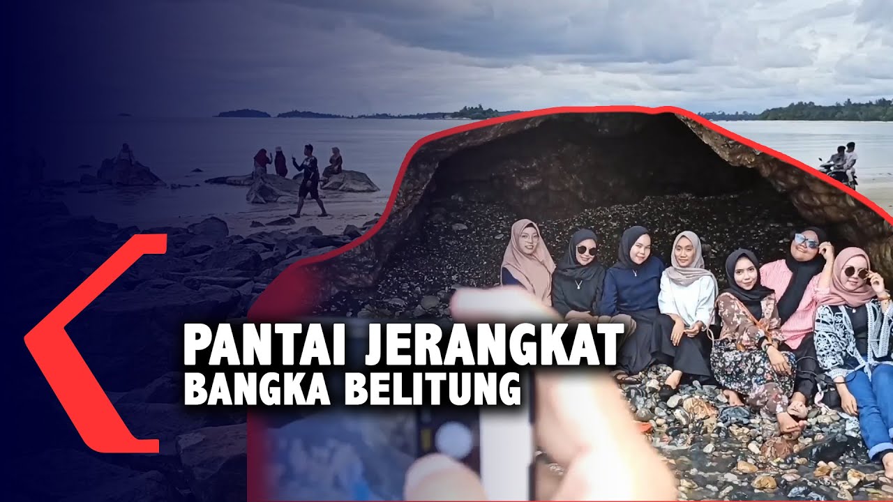 Pesona Hamparan Batu Granit di Pantai Jerangkat