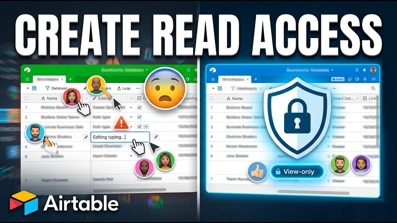 Create Read Only Access In Airtable [New Method]