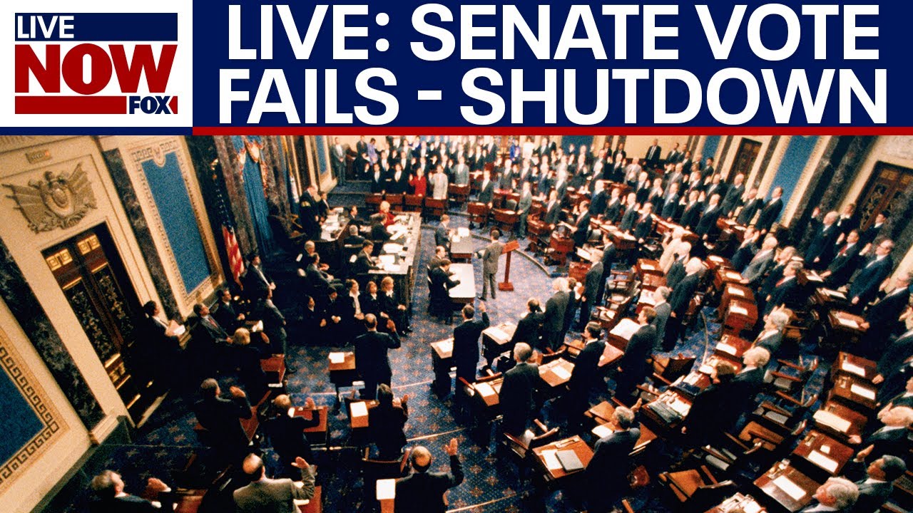 LIVE SENATE FLOOR: Budget vote fails, likely shutdown Friday