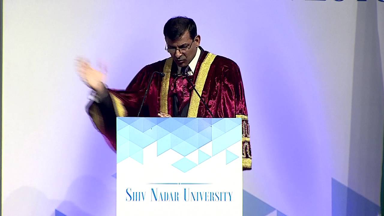 Dr. Raghuram Rajan at Shiv Nadar University Convocation