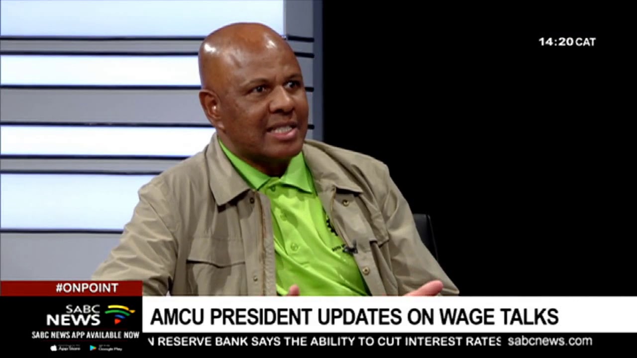 Amcu's Joseph Mathunjwa updates on mining wage talks