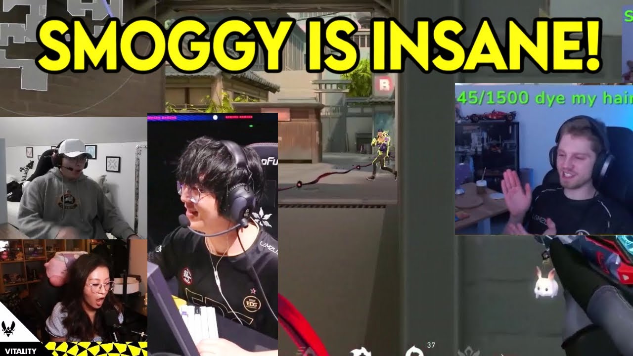 ENVY Demon1 Shanks & Yinsu Reacts To EDG Smoggy Hitting INSANE 3k Against DRG in VCT