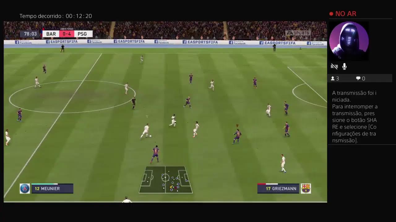 Transmissão ao vivo do PS4 de iTz_Pearzinn