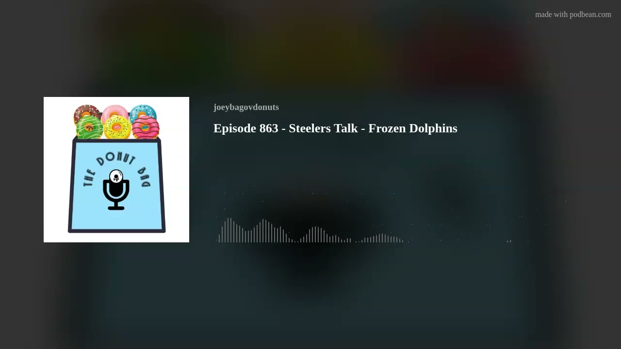 Episode 863 - Steelers Talk - Frozen Dolphins