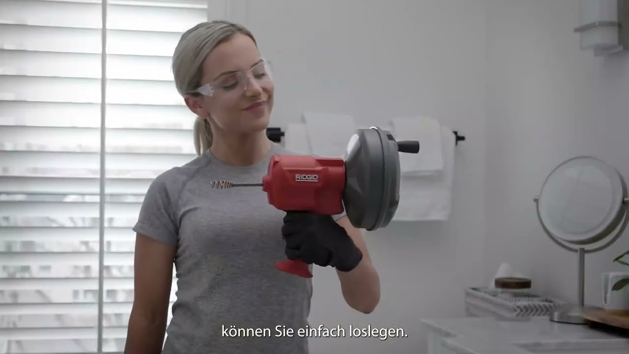 RIDGID EZ SPIN™ – Устройство для очистки труб