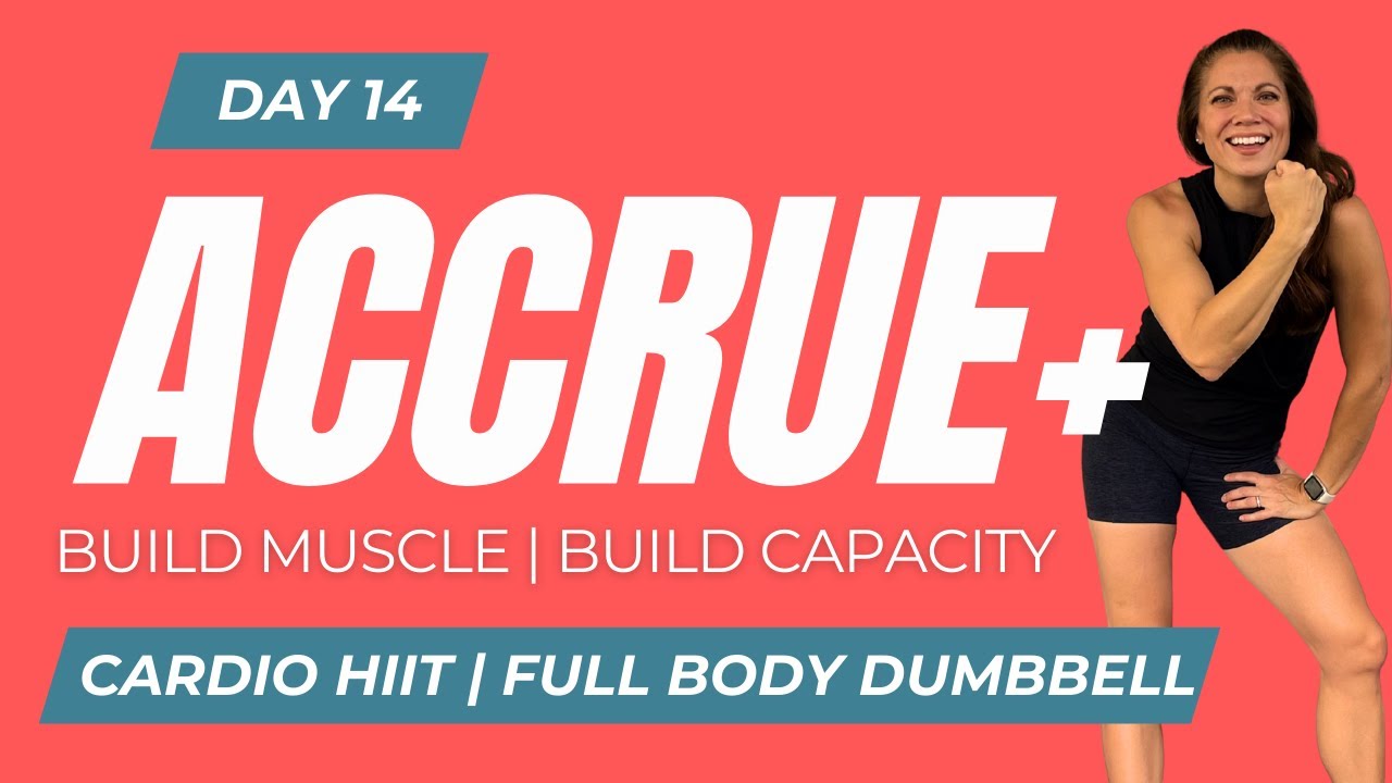 DAY 14 | ATHLETIC & LEAN DUMBBELL HIIT | 2-MINUTE INTERVALS | 34 MINUTES