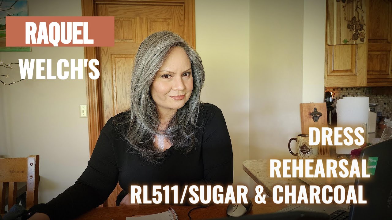 Dress Rehearsal in RL511 Sugar & Charcoal | Raquel Welch | Wig Review