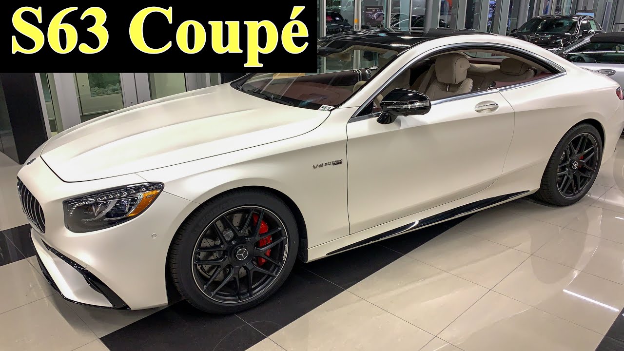 2019 Mercedes AMG S63 Coupe Full Review Startup BRUTAL Sound Interior Exterior
