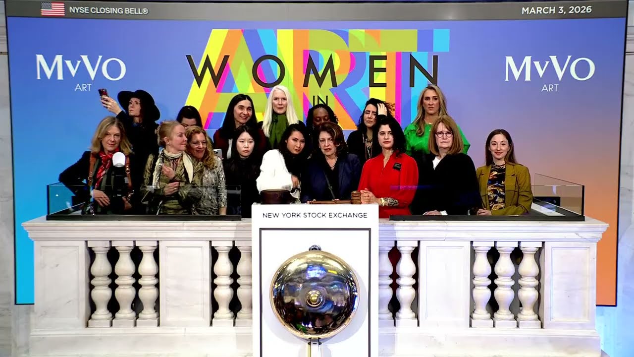 The NYSE welcomes MvVO Art in celebration of Women’s History Month!