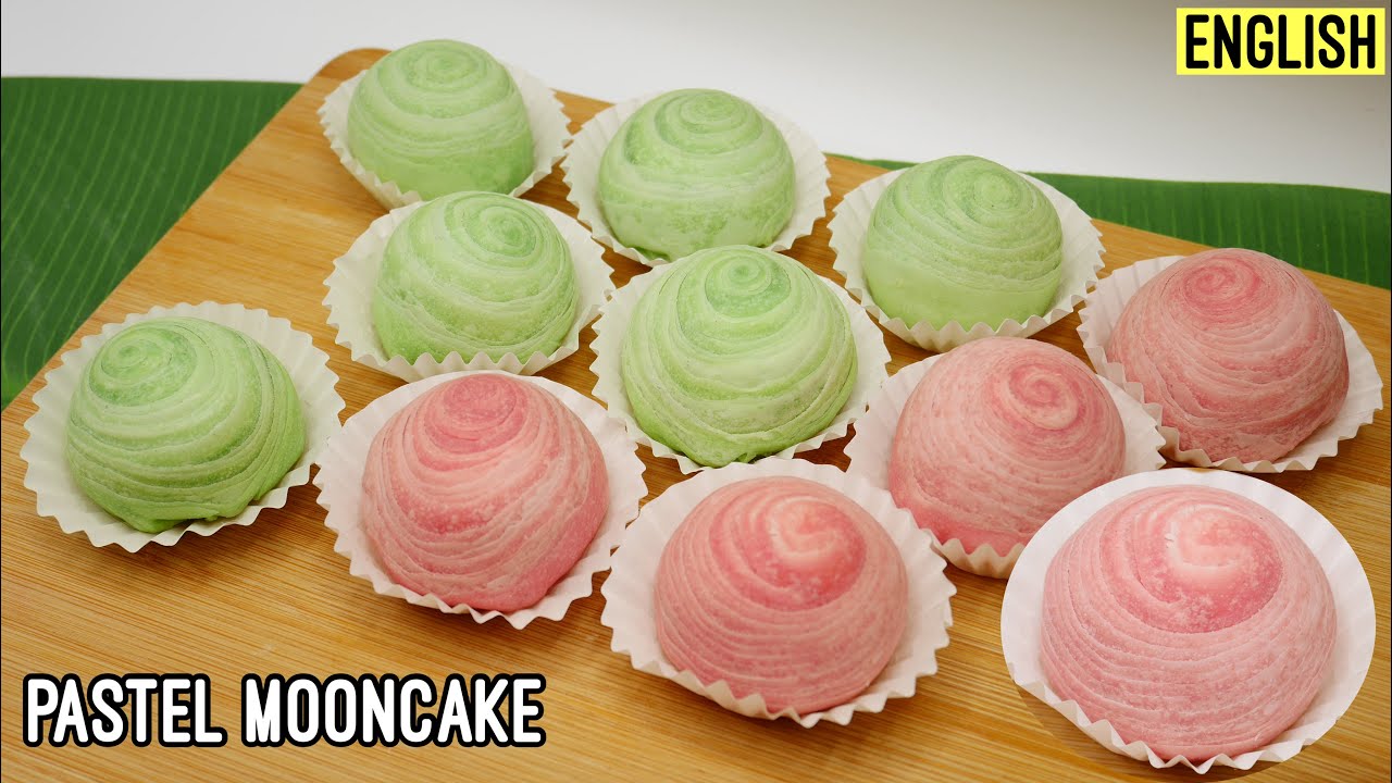 MoonCake | Pastel MoonCake | Thai Mooncake  | Chinese Pastry | Pastry Cake | Thousand Layer Mooncake