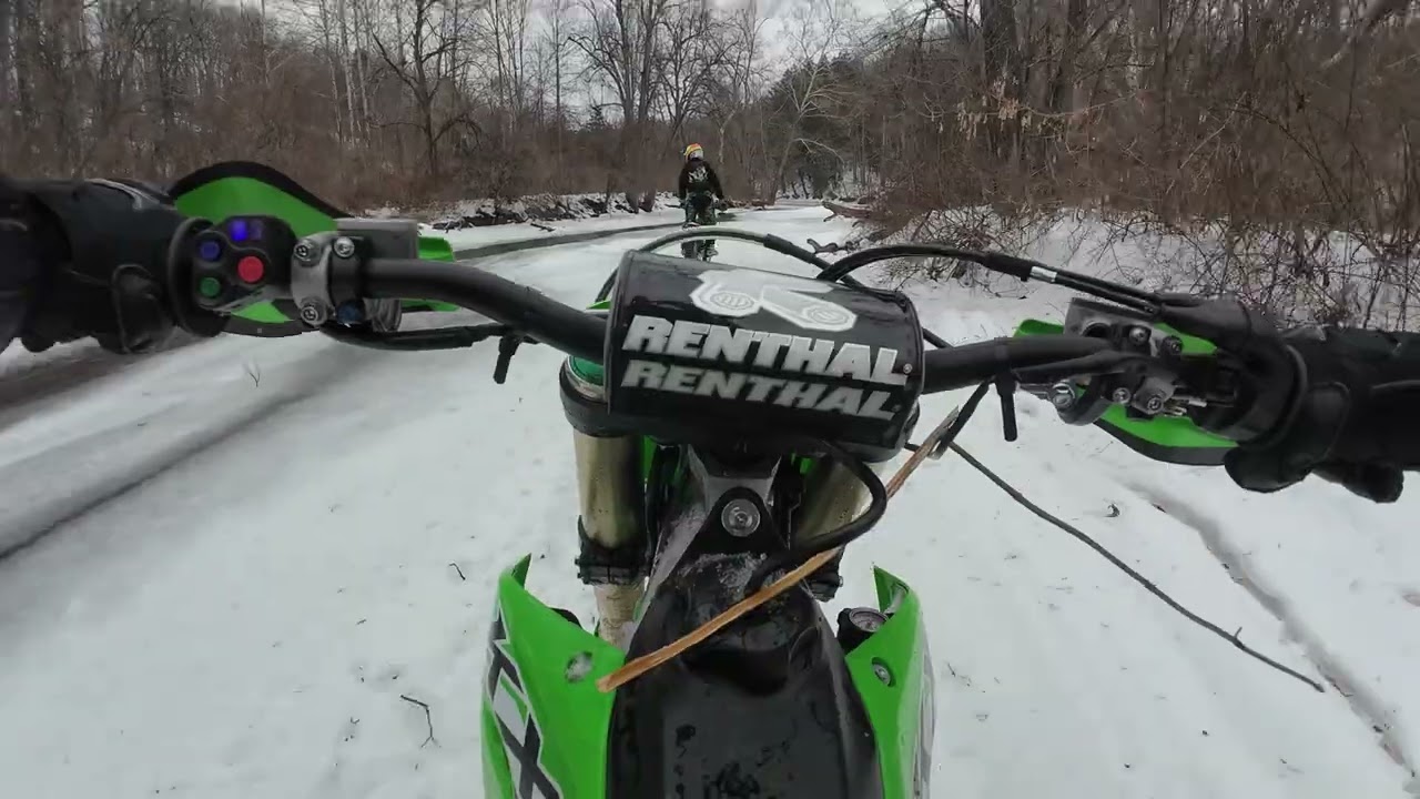Kawasaki Kx 250 450x winter sesh