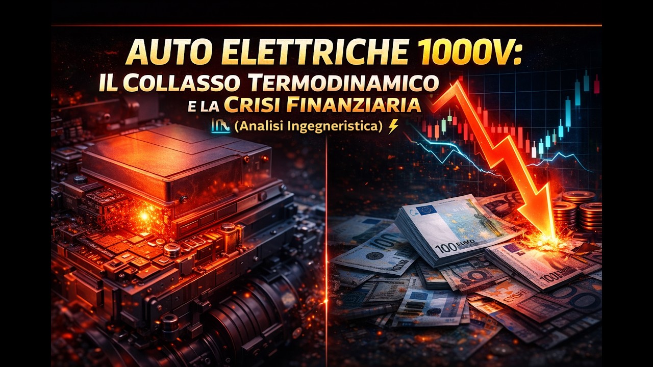 Il Segreto a 1000V che i Costruttori Auto Nascondono (Termodinamica e Mercato) ⚙️📊