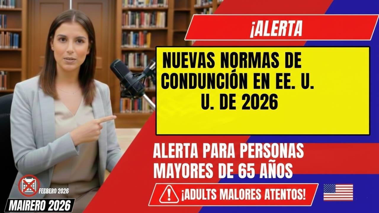 Nuevas normas de conducción en EE. UU. de 2026: alerta para personas mayores de 65 años