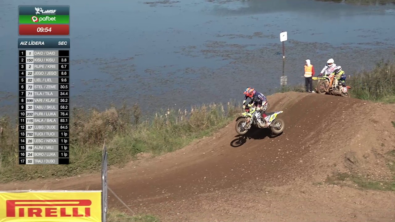 Latvijas čempionāts motokrosā 5. posms no Dobeles, 1. brauciens blakusvāģiem.