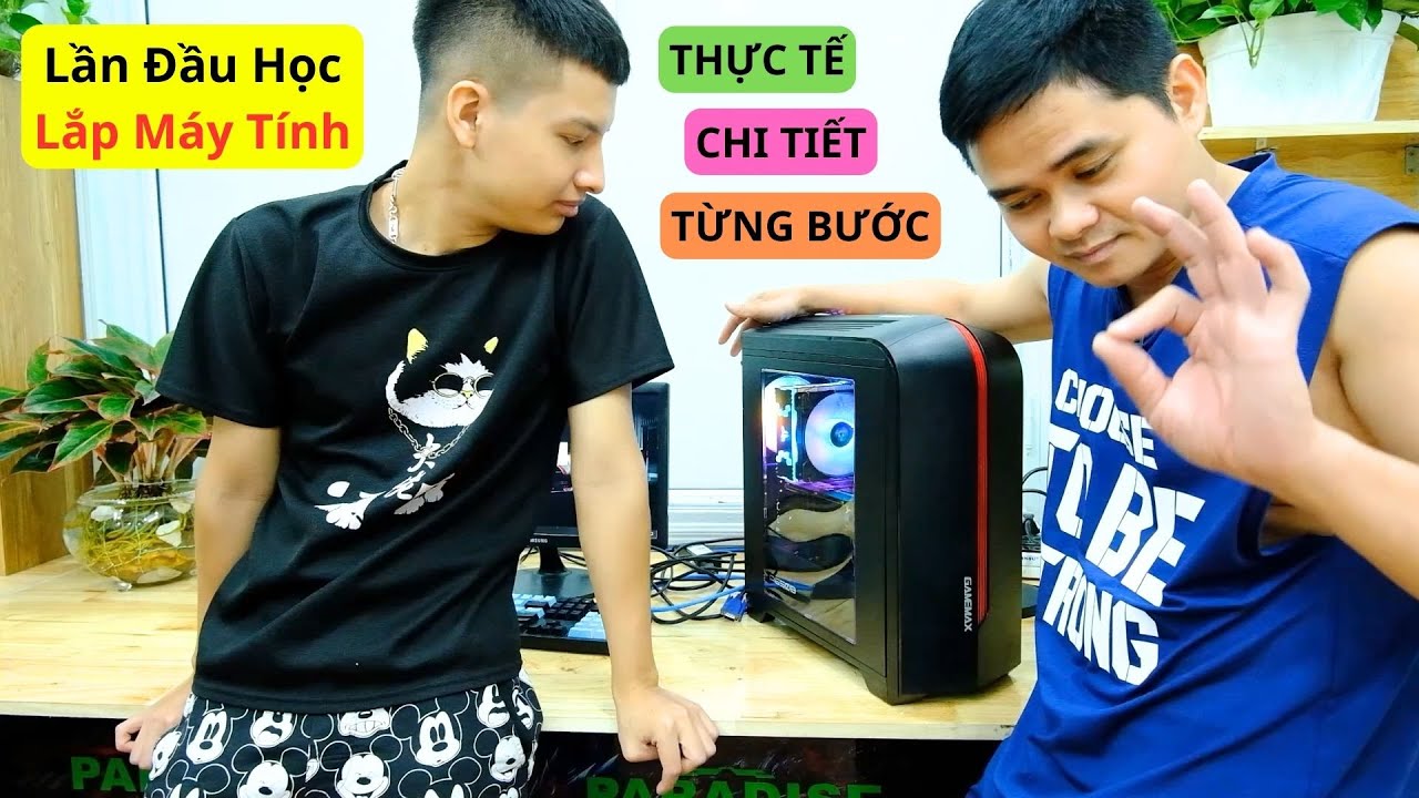 Full Chi Tiết Lần Đầu Học Lắp Ráp Một Chiếc  Máy Tính PC Gaming Từ A đến Z Của Bạn Hưng Đây Ae Nhé