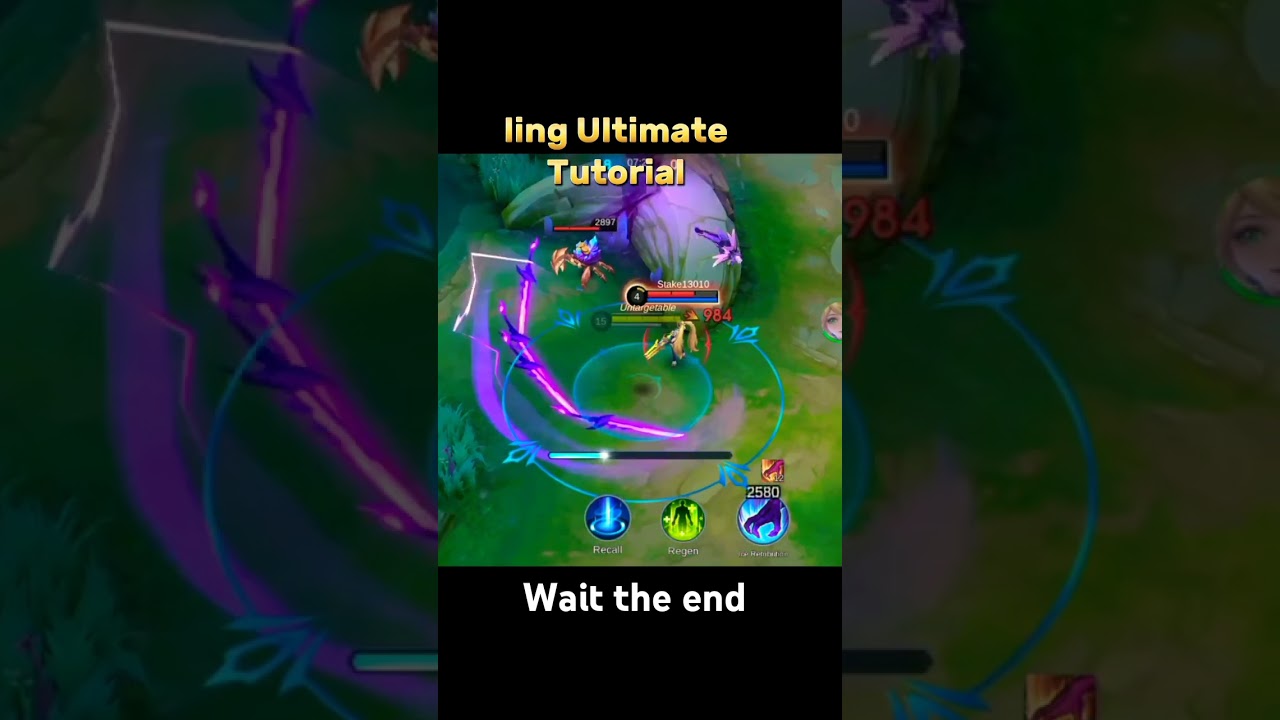 ling Ultimate Tutorial Mobile legends #ml2b #ling #tutorial #mobilelegends #mlbb