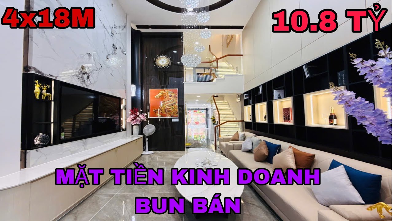 Mặt tiền kinh doanh bun bán. Trung tâm gò vấp,sát công viên làng hoa.
