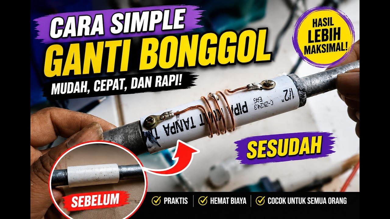 Cukup dengan paralon bonggol telex jadi luar biasa