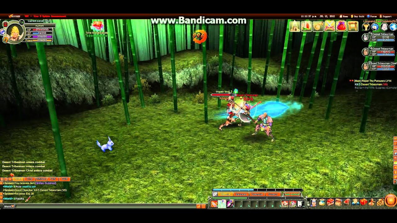 War Of Thrones Gameplay - MMORPG browser game by Voomga