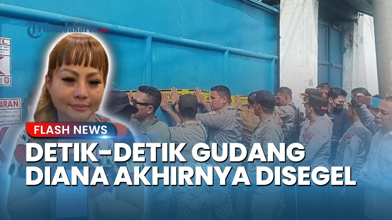 DETIK-DETIK Pemkot Surabaya Segel Gudang Usaha Jan Hwa Diana di Margomulyo, Terbukti Tak Berizin