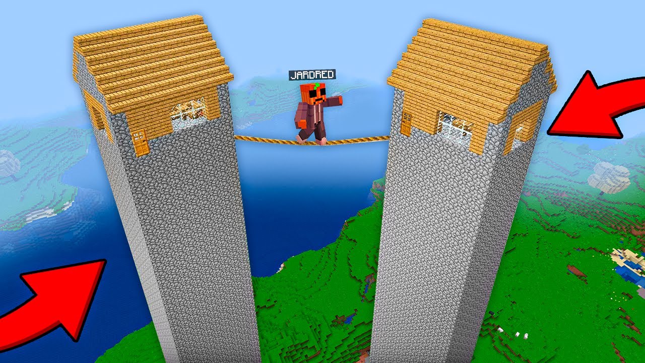 IMPOSIBLE CRUZAR ESTA CUERDA EN MINECRAFT