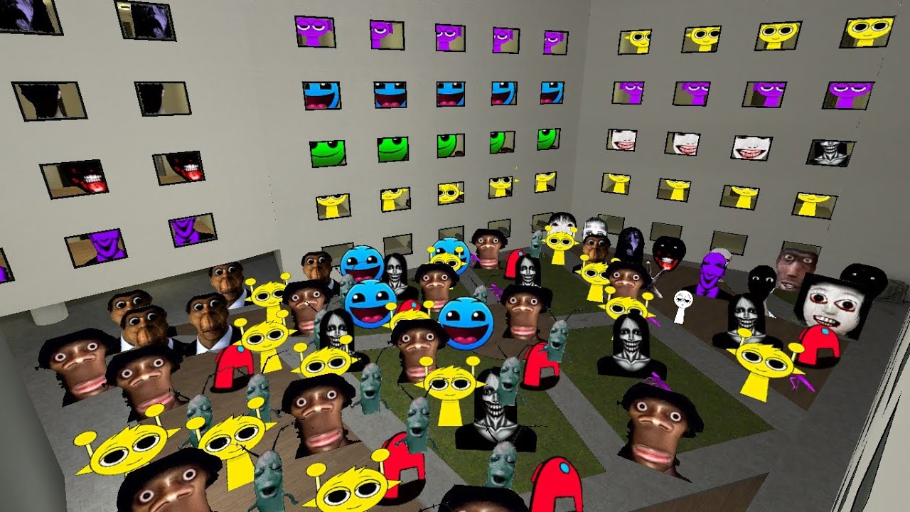 Every Nextbot Is Chasing Me in the Liminal Hotel 😱 | #nextbots #mightygamer