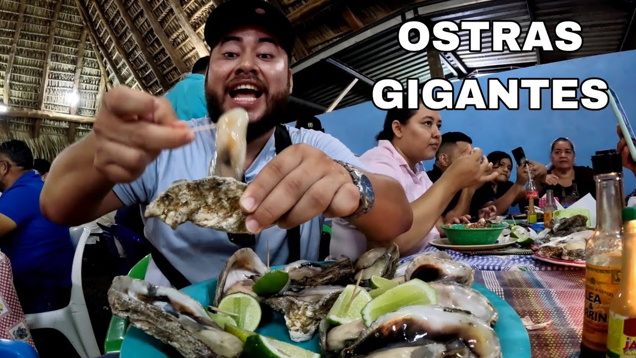 Ostras GIGANTES en El Salvador 🇸🇻 Chepe Aleta