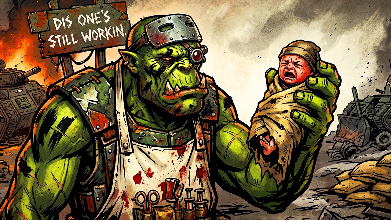 Life as a Human Rised by Orks in Warhammer 40K