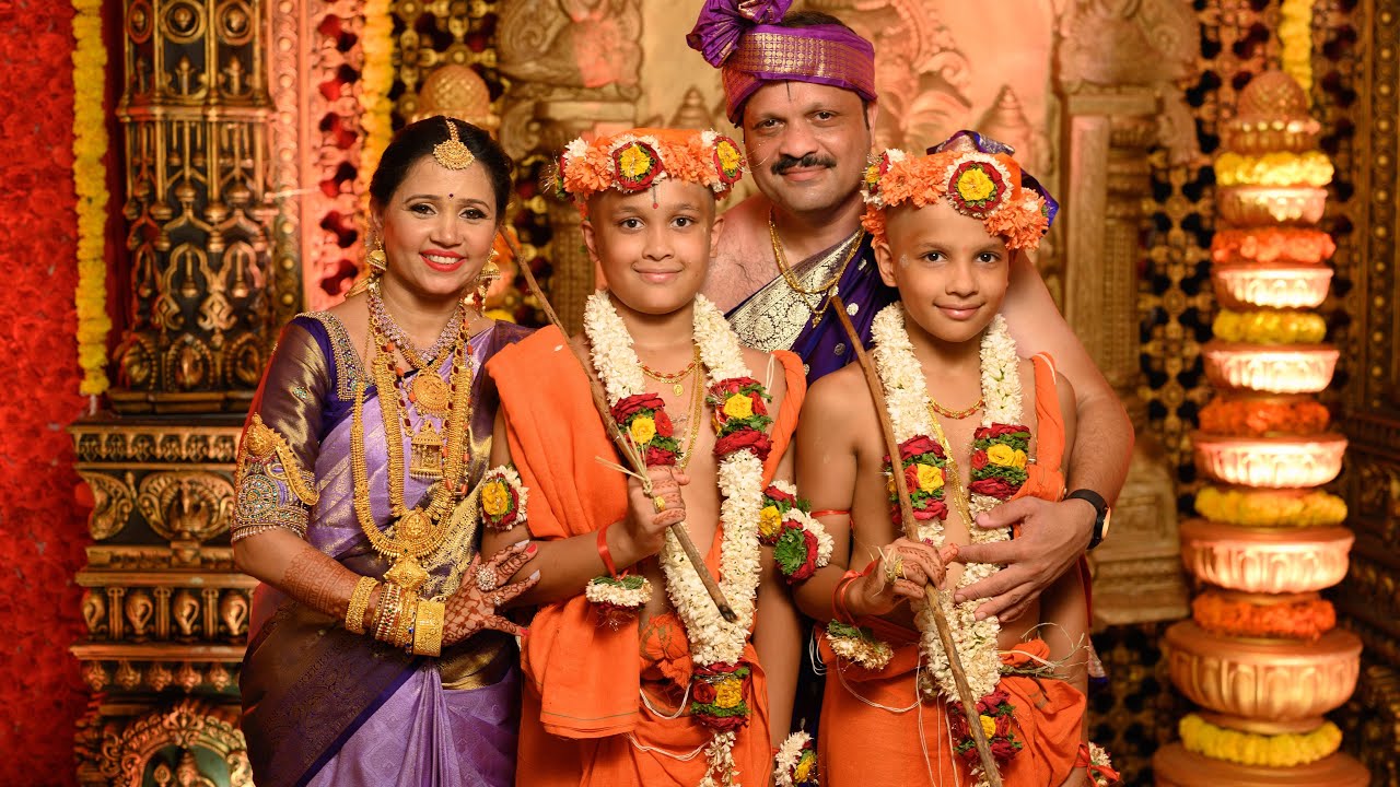 Brahmopdesham | Thread ceremony | Upanayanam ceremony #twins #sangeetaprabhuvlog #threadceremony