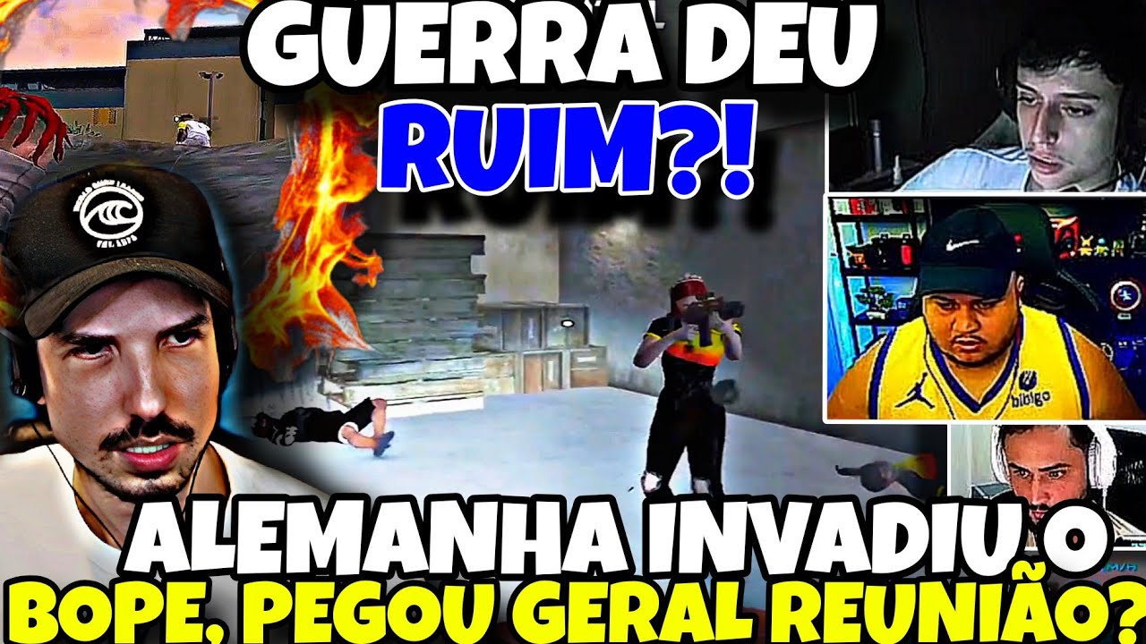 DEU RUIM! ALEMANHA INVADE A FAVELA DO BOPE PEGOU EM SURPRESA?! 7 DIAS DE GUERRA DEU RUIM?!😱🔥