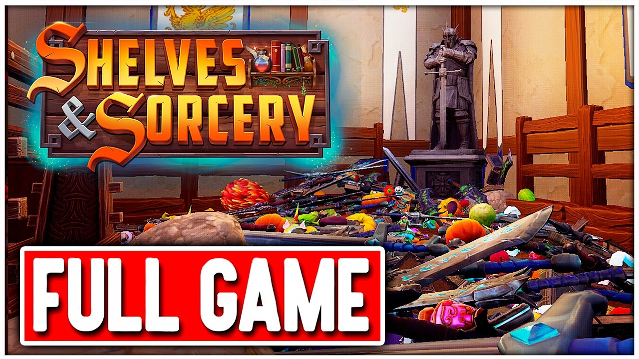 SHELVES AND SORCERY: Tidy Up the Enchanted Shop Gameplay Walkthrough FULL GAME No Commentary