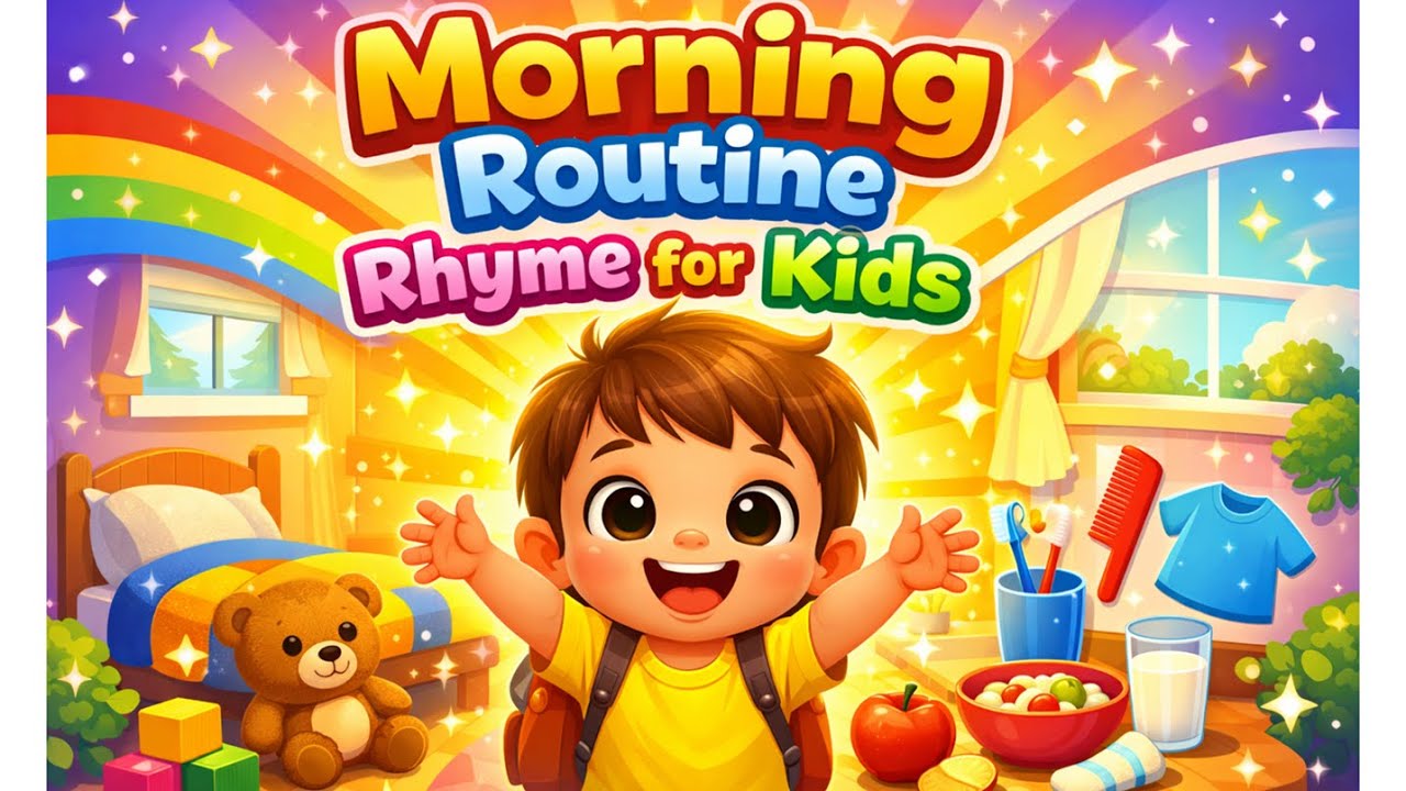 Утренняя песенка для детей ☀️ Чисти зубы, умывайся и готовься к школе! ☀️
