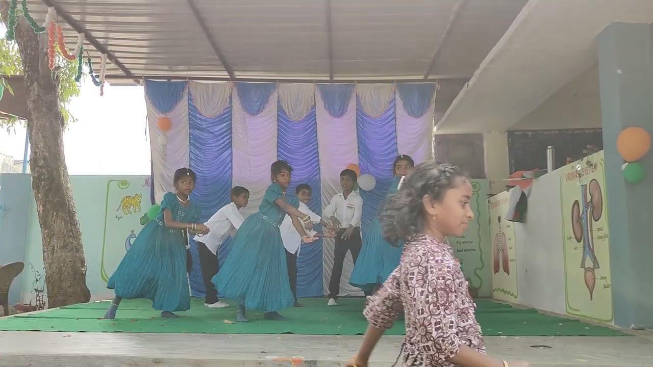 Amma pata dance performance by MPPS KATLAKUNTA SC COLONY students 