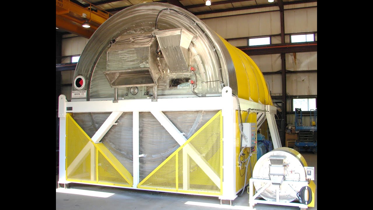 Continental Rollo-Mixer Batch Mixer - The World's Largest Rotary Drum Batch Mixer