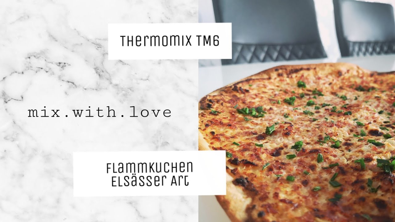 Thermomix TM6 😍 Flammkuchen Elsässer Art