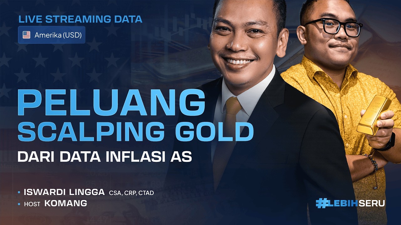 LIVE STREAMING: Inflasi Amerika Diprediksi Anjlok, Emas Siap Volatile!