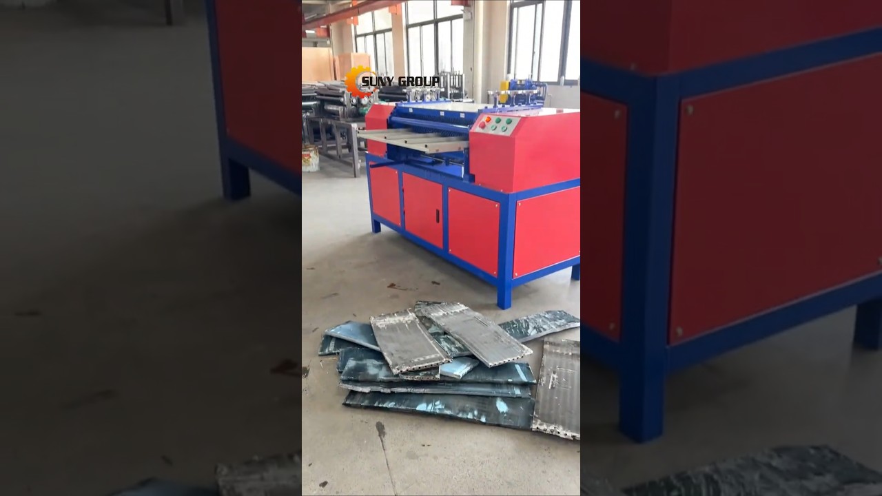 Copper Aluminum Radiator Separator | Scrap Radiator Recycling Made Easy ♻️