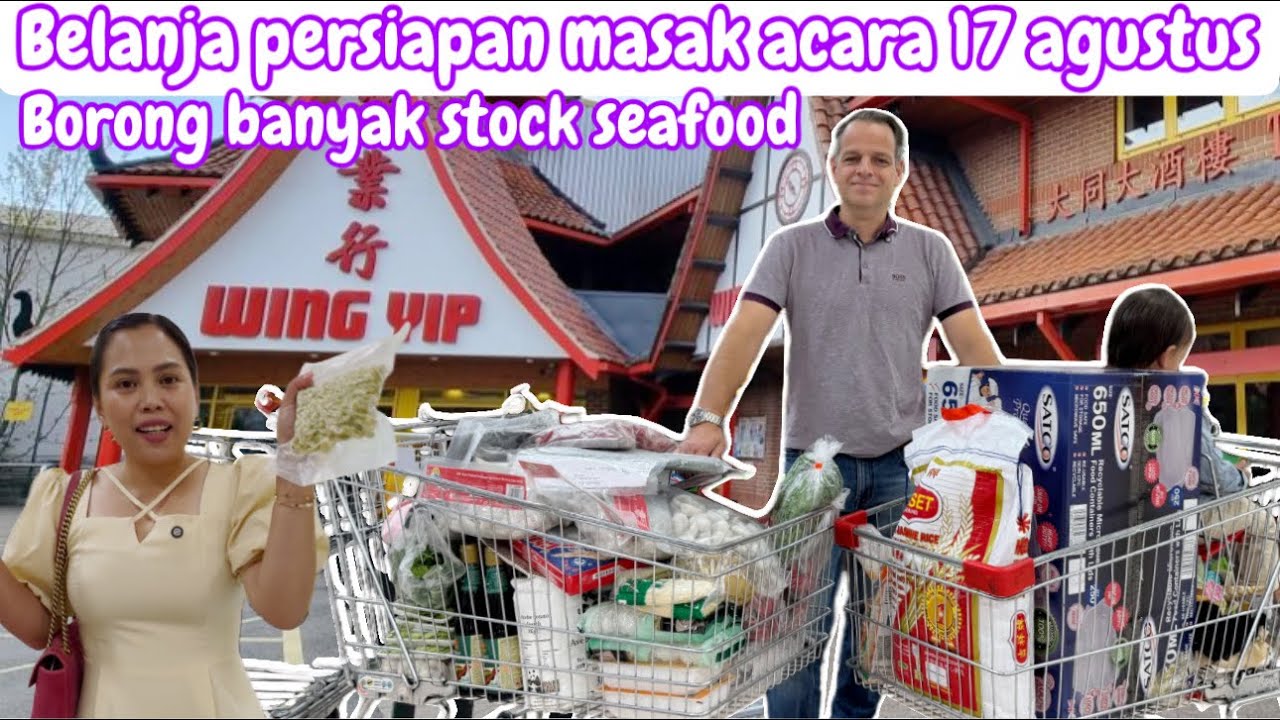 BORONG PERSIAPAN MASAK ACARA 17 AGUSTUS || BELANJA BANYAK STOCK SEAFOOD 