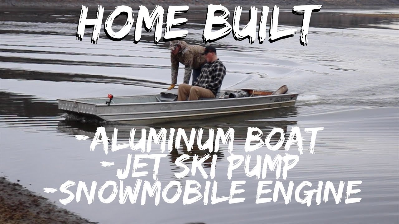HOME BUILT ALUMINUM JET BOAT