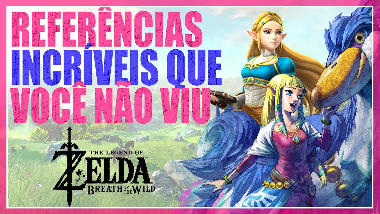 REFERÊNCIAS E EASTER EGGS INCRÍVEIS DE VÁRIOS ZELDAS EM BREATH OF THE WILD