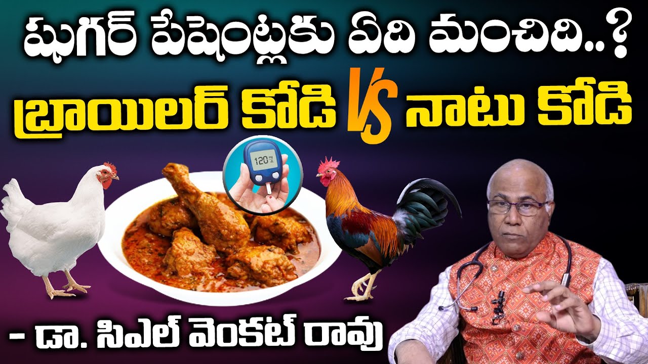 Health Benefits Of Broiler Kodi Vs Natu Kodi Explained By Dr CL Venkatrao | Diabetes | Sampradaya