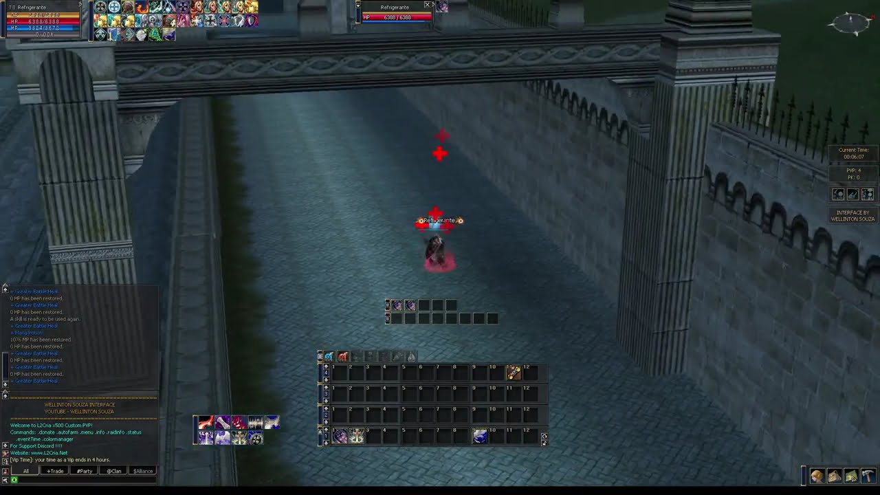 Interface Wellinton Souza V5 + Matheus: New heal and cleanse!(+FPS)