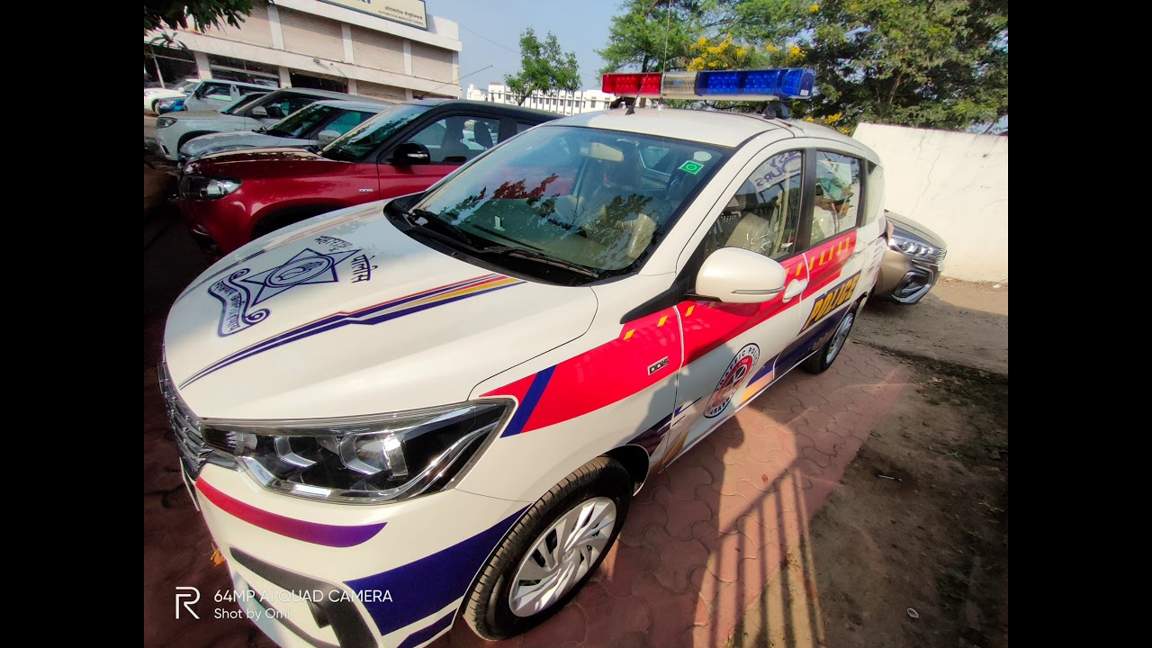 New Maharashtra police car new iritiga #policecar #indian police car latur police