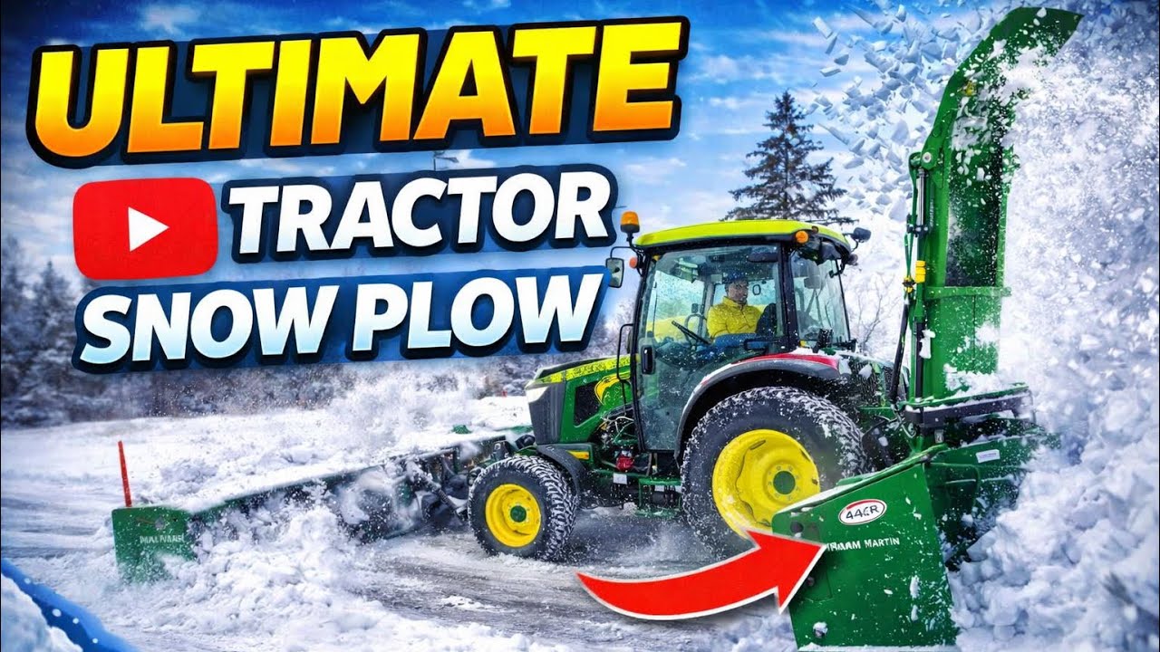 Ultimate Tractor Snow Plow Setup 