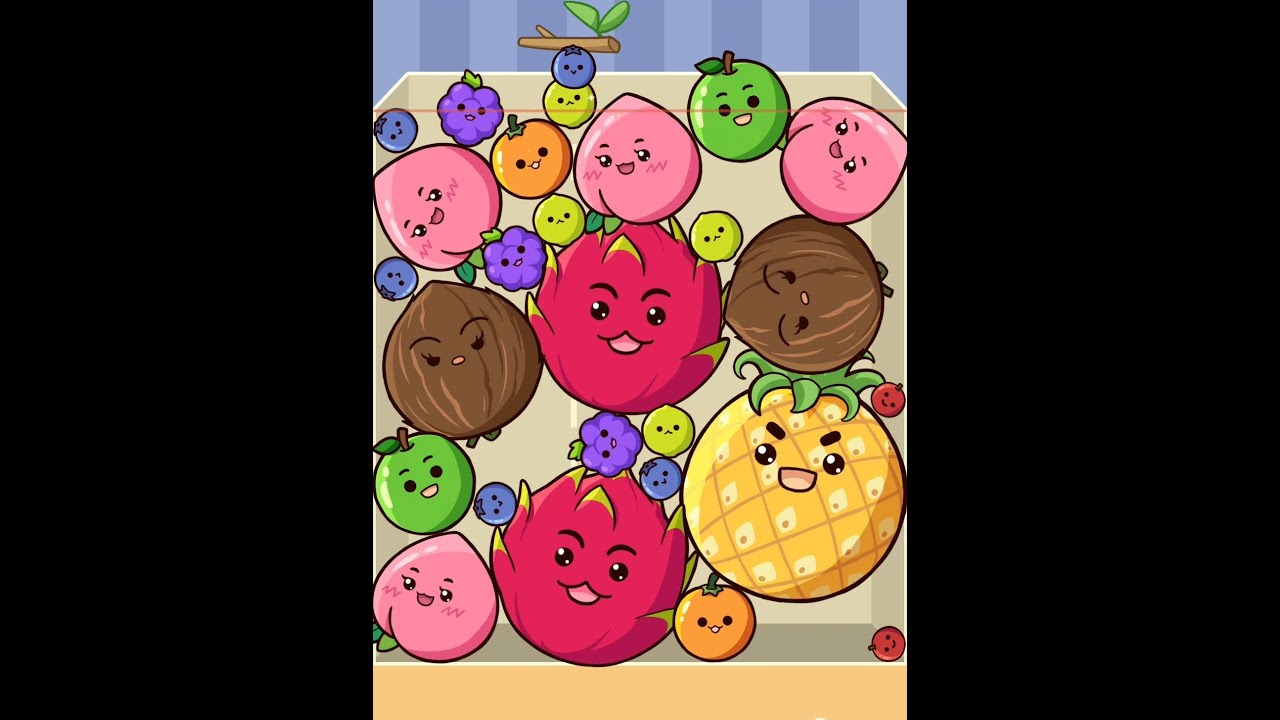 Fruit merge: Juicy drop game - go to rekord - Watermelon