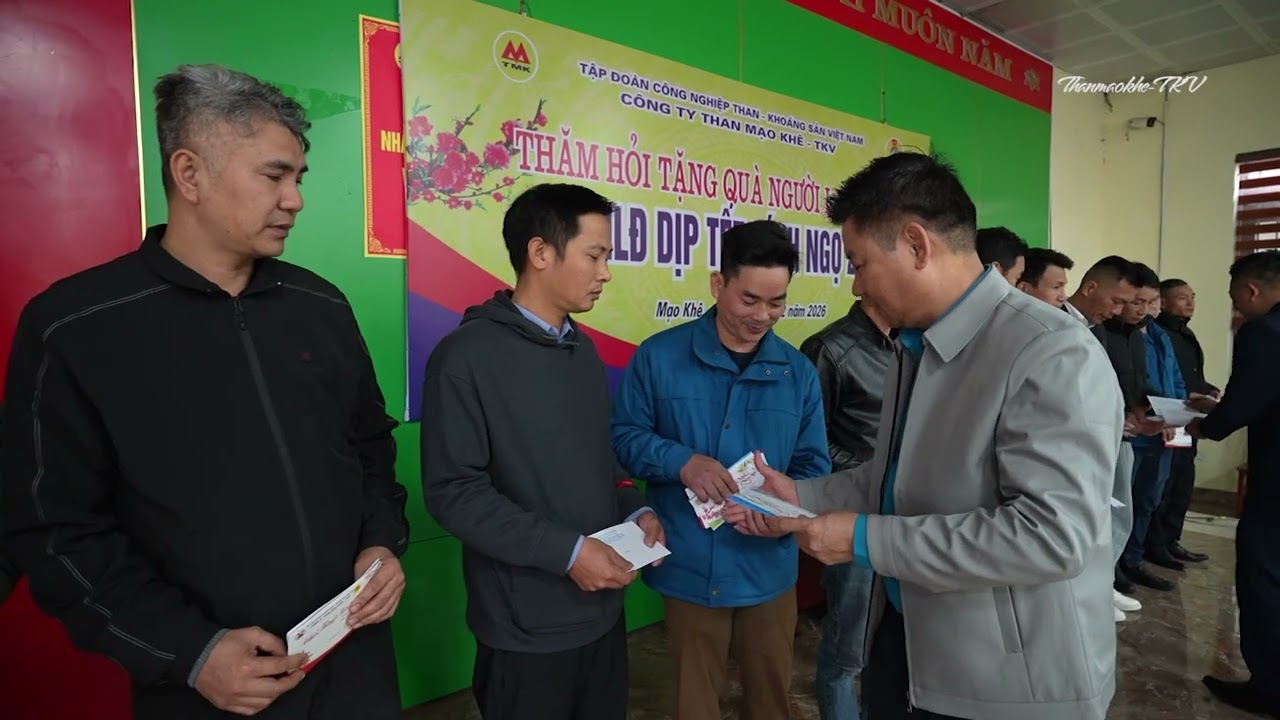 Công ty than Mạo Khê thăm hỏi, động viên người lao động nhân dịp Tết nguyên đán 2026