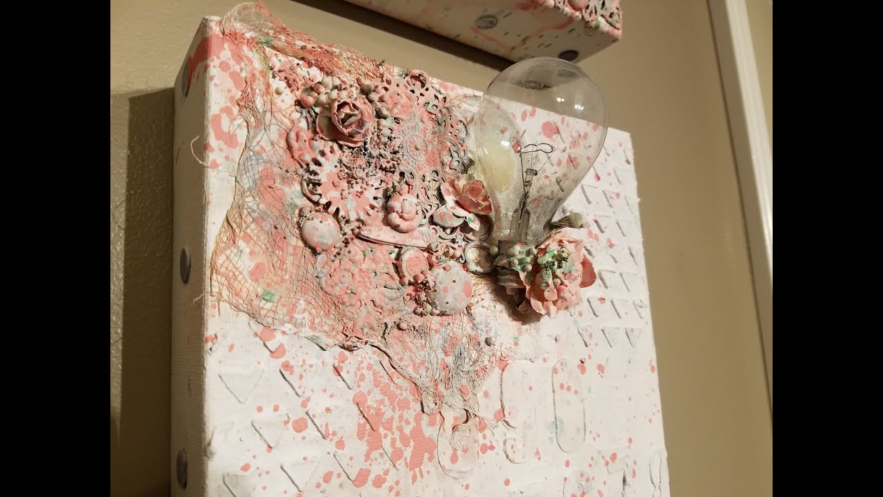 Mixed media: Shabby Light
