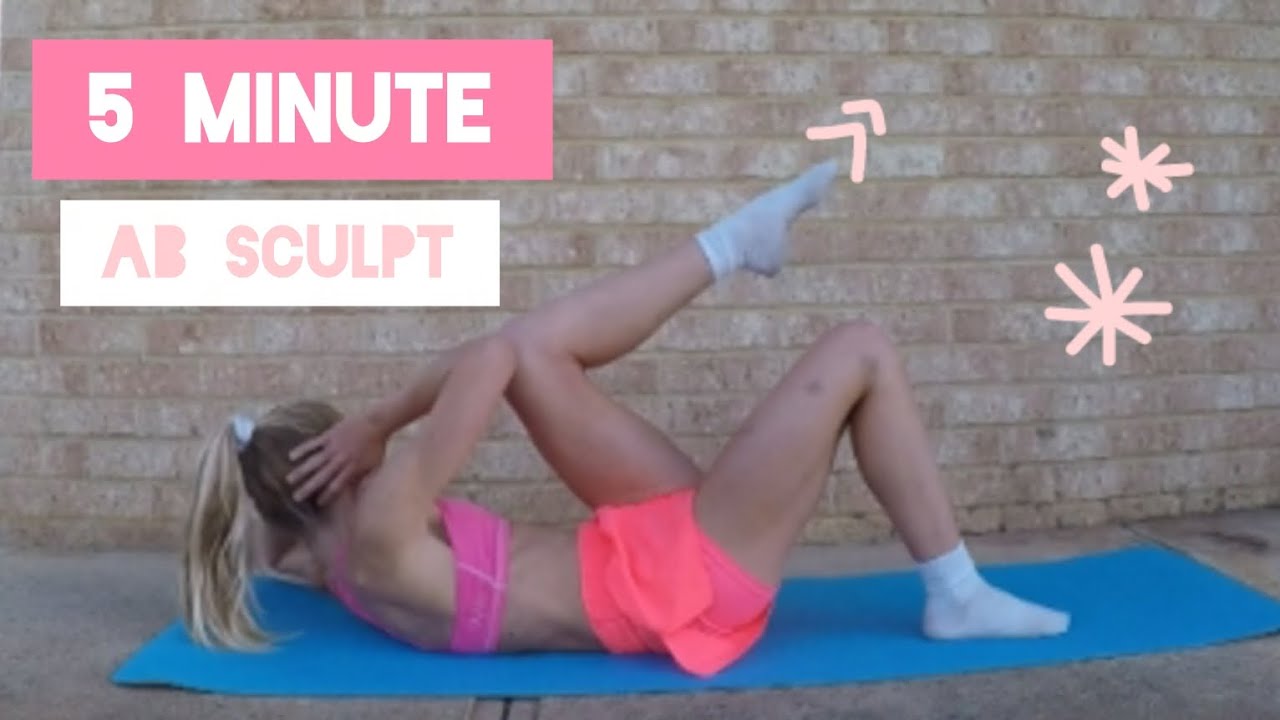 5 MINUTE PILATES ABS- At home mat Pilates workout