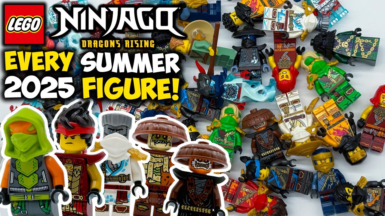 EVERY Summer 2025 Ninjago Dragons Rising Minifigure REVIEWED!